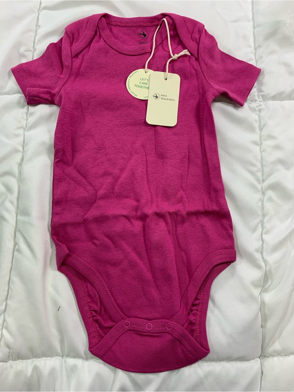 New mini wardrobes bodysuit size 18-24M